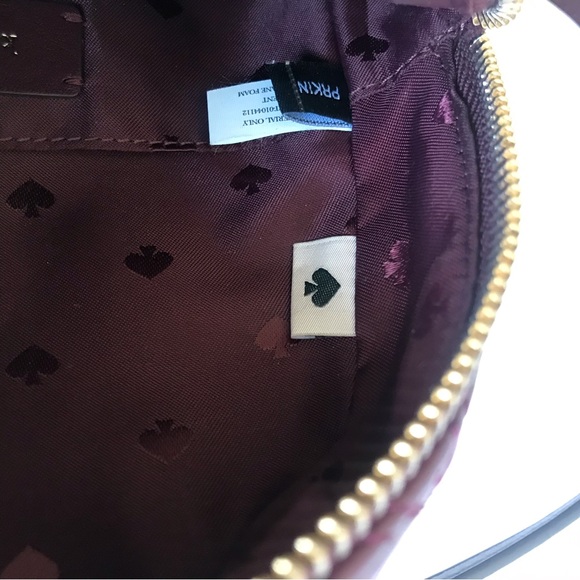 Kate Spade Mini Natalia Quilted Leather Convertible Backpack 🎈 Cherrywood $339 - Picture 6 of 16